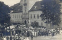 Heiligenkreuz - Einweihung des Kriegerdenkmales im Jahre 1922 (Foto aus Besitz Martha Rössler)