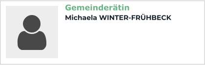 Gemeinderätin Michaela WINTER-FRÜHBECK